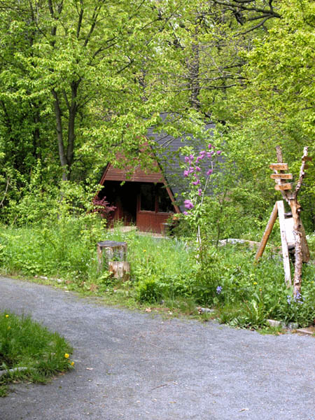 Finnh&uuml;tte mit Austellung 2